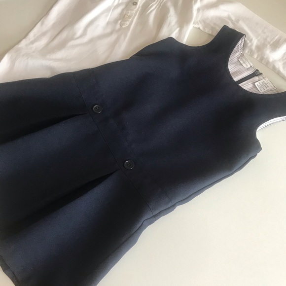 Liz claiborne dress size 6 navy - Picture 2 of 8